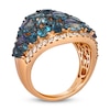 Thumbnail Image 1 of Le Vian Mare Azzurro Natural Multi-Gemstone & Diamond Ring 5/8 ct tw 14K Strawberry Gold