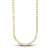 Thumbnail Image 3 of Bourbon-Colored Diamonds Men's White & Brown Diamond Necklace 6 ct tw Round 10K Yellow Gold 22"
