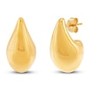 Thumbnail Image 2 of Teardrop Stud Earrings 14K Yellow Gold 30mm