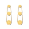 Thumbnail Image 1 of Drop Earrings Round Sphere 14K Yellow Gold