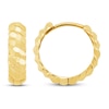 Thumbnail Image 1 of Faceted Huggie Earrings 10K Yellow Gold
