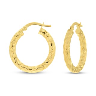 Jared 14k gold hoops Clearance