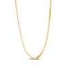 Thumbnail Image 1 of Italia D'Oro Solid Herringbone Necklace 14K Yellow Gold 2.9mm