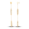 Thumbnail Image 0 of Italia D'Oro Double Bar Drop Earrings 14K Yellow Gold