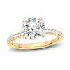 Thumbnail Image 0 of Lab-Created Diamond Engagement Ring 2-1/4 ct tw Round 14K Yellow Gold