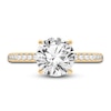 Thumbnail Image 2 of Lab-Created Diamond Engagement Ring 2-1/4 ct tw Round 14K Yellow Gold
