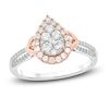 Thumbnail Image 0 of Diamond Engagement Ring 1/2 ct tw Round 14K Two-Tone Gold
