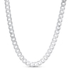 Thumbnail Image 0 of Solid Curb Chain Necklace Sterling Silver 22" 6.5mm