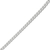 Thumbnail Image 0 of Anchor Flat Cuban Chain Anklet Sterling Silver 10"