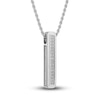 Thumbnail Image 1 of 1933 by Esquire Diamond Necklace 1/8 ct tw Round Sterling Silver 22"