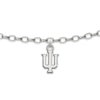 Thumbnail Image 0 of Indiana University Anklet Sterling Silver 9"