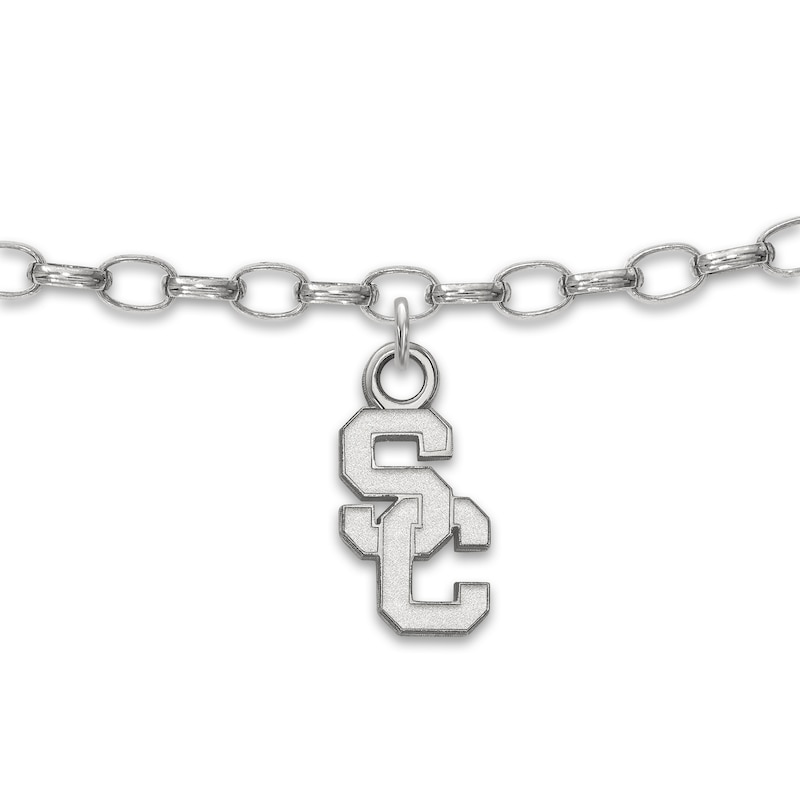 University of Southern California Anklet Sterling Silver 9"
