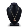 Thumbnail Image 1 of Charm'd by Lulu Frost Freshwater Cultured Pearl Star & Natural Garnet Birthstone Charm 18" Box Chain Necklace Set 10K Yellow Gold