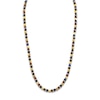Thumbnail Image 1 of 1933 by Esquire Men's Natural Tiger's Eye Necklace 18K Yellow Gold-Plated Sterling Silver 28"