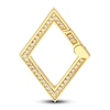 Thumbnail Image 0 of Diamond Rhombus Push Lock Charm 1/5 ct tw Round 14K Yellow Gold