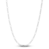 Thumbnail Image 0 of Solid Figaro Chain Necklace 14K White Gold 20" 3.0mm