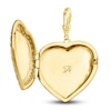 Thumbnail Image 1 of Charm'd by Lulu Frost Puffy Pavé Cultured Pearl Locket Charm 1 ct tw Diamonds 10K Yellow Gold