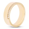 Thumbnail Image 1 of Engravable Diamond Band 1/4 ct tw Round 14K Yellow Gold 6mm