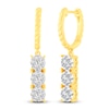 Thumbnail Image 1 of Diamond Huggie/Dangle Earrings 1 ct tw 14K Yellow Gold
