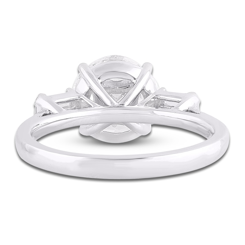 Princess & Marquise-Cut Multi-Diamond Center Engagement Ring 1 ct tw 14K White Gold