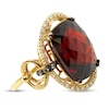 Thumbnail Image 0 of Le Vian Natural Garnet Ring 1/4 ct tw Diamonds 14K Honey Gold