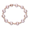 Thumbnail Image 0 of Pink Freshwater Cultured Pearl Bracelet 14K Rose Gold