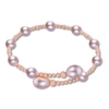 Thumbnail Image 0 of Pink Freshwater Cultured Pearl Cuff Bracelet 14K Rose Gold