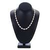 Thumbnail Image 1 of Diamond-Cut Akoya Cultured Pearl Necklace 14K Yellow Gold