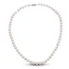 Thumbnail Image 0 of Akoya Cultured Pearl Necklace 14K White Gold 18"