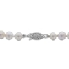 Thumbnail Image 2 of Akoya Cultured Pearl Necklace 14K White Gold 18"