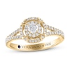 Thumbnail Image 0 of Vera Wang WISH Diamond Ring 1/2 ct tw Round 10K Yellow Gold