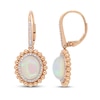 Thumbnail Image 0 of Natural Opal Earrings 1/4 ct tw Diamonds 14K Rose Gold