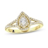 Thumbnail Image 0 of Vera Wang WISH Diamond Ring 3/8 ct tw Round 10K Yellow Gold