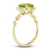 Thumbnail Image 5 of Natural Peridot Ring, Earring & Necklace Set 1/3 ct tw Emerald 10K Yellow Gold