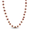 Thumbnail Image 0 of Charm'd by Lulu Frost Natural Garnet Bead Necklace 10K Yellow Gold 18"
