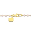 Thumbnail Image 1 of Charm'd by Lulu Frost Natural Rose Quartz Bead Necklace 10K Yellow Gold 18"