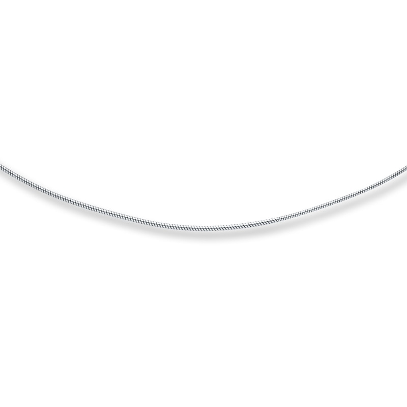 Solid Snake Chain Sterling Silver 16-20" Length 1mm