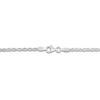Thumbnail Image 1 of Solid Diamond-Cut Rope Chain Necklace 14K White Gold 22" 2.0mm