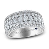 Thumbnail Image 0 of Vera Wang WISH Diamond Wedding Band 2 ct tw Princess 18K White Gold