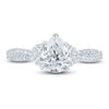 Thumbnail Image 2 of Pnina Tornai Lab-Created Diamond Engagement Ring 2 ct tw Pear/Marquise/ Round 14K White Gold