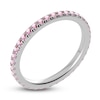 Thumbnail Image 1 of Juliette Maison Natural Pink Tourmaline Eternity Ring 10K White Gold