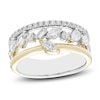 Thumbnail Image 0 of Diamond Stackable Ring 3/4 ct tw Round/Marquise/Baguette/Pear 14K Two-Tone Gold