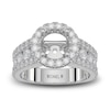 Thumbnail Image 1 of Michael M Diamond Ring Setting 1-3/8 ct tw Round 18K White Gold (Center diamond is sold separately)
