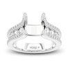 Thumbnail Image 1 of Michael M Diamond Ring Setting 1-1/6 ct tw Round 18K White Gold (Center diamond is sold separately)