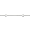 Thumbnail Image 1 of Lab-Created Diamond Bezel Bracelet 1 ct tw 14K White Gold