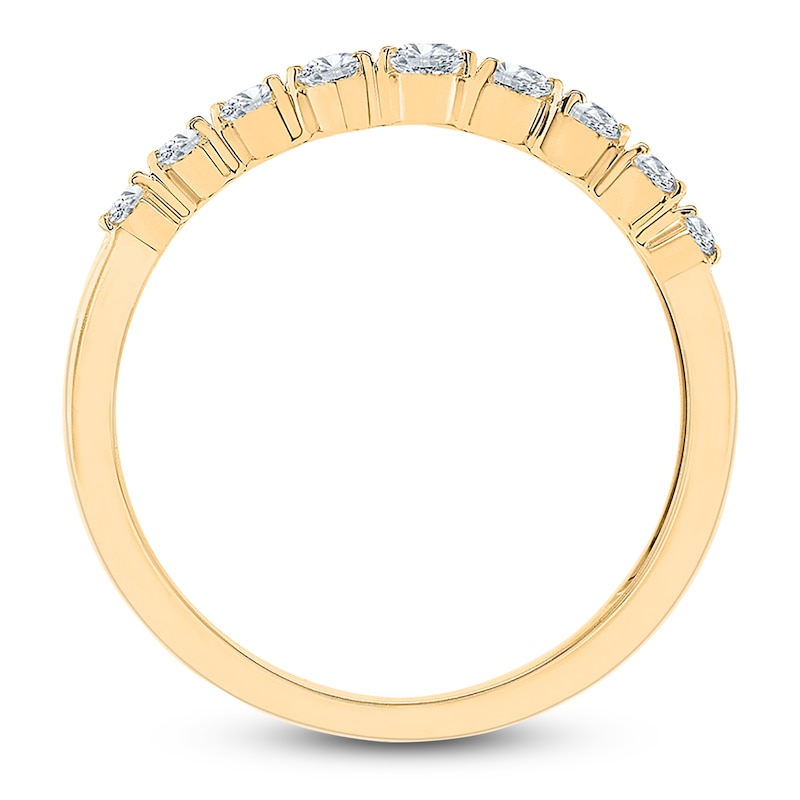 Diamond Stackable Anniversary Band 1/4 ct tw Round 14K Yellow Gold