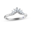 Thumbnail Image 0 of Vera Wang WISH Diamond Anniversary Ring 1/4 ct tw Marquise/Round/Baguette 14K White Gold
