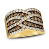 Thumbnail Image 0 of Le Vian Wrapped In Chocolate Diamond Ring 1-7/8 ct tw Round 14K Honey Gold
