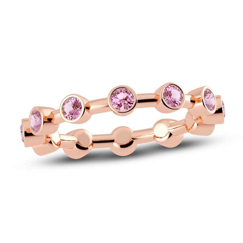 Juliette Maison Natural Pink Tourmaline Ring 10K Rose Gold