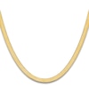 Thumbnail Image 1 of Solid Herringbone Chain Necklace 14K Yellow Gold 18" 6.5mm